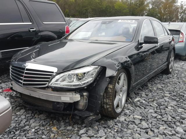 WDDNG7BB6BA401564 - 2011 MERCEDES-BENZ S 550 BLACK photo 2