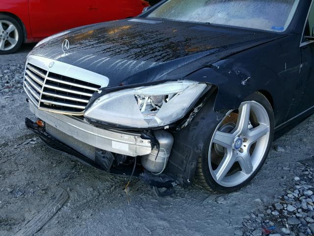 WDDNG7BB6BA401564 - 2011 MERCEDES-BENZ S 550 BLACK photo 9