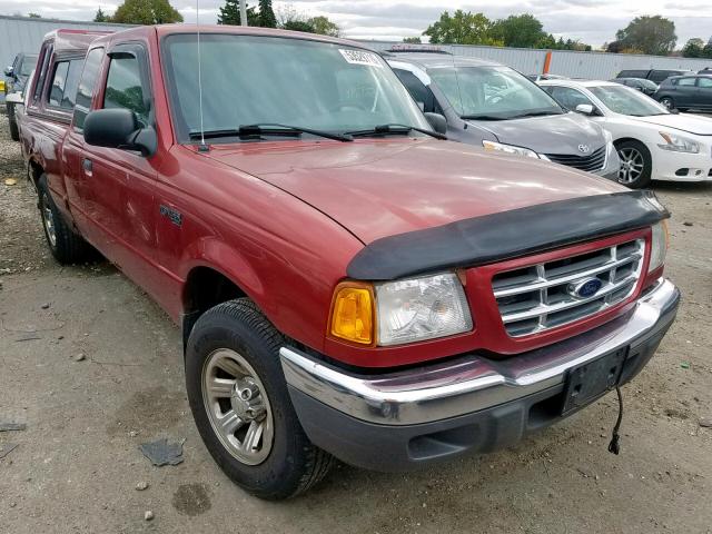 1FTYR14V81PB37457 - 2001 FORD RANGER SUP MAROON photo 1