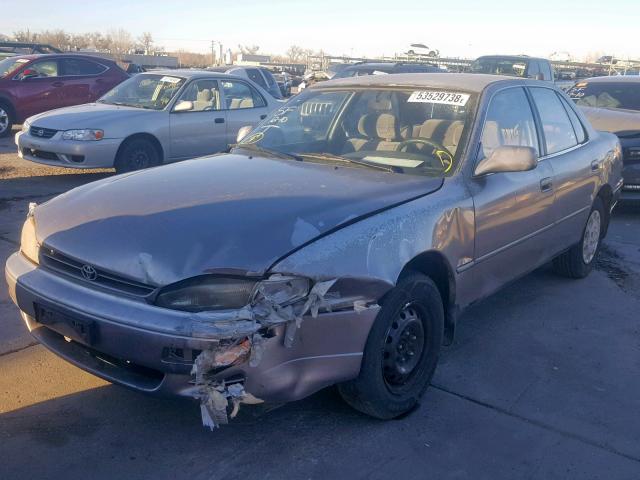 JT2BG12K0T0363811 - 1996 TOYOTA CAMRY DX GRAY photo 2