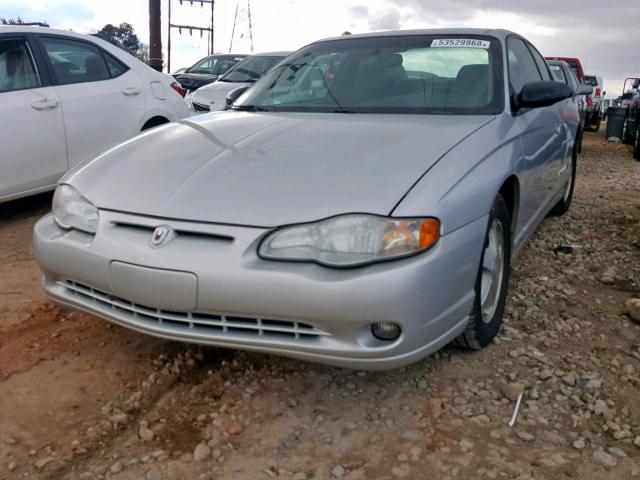 2G1WX12K739421159 - 2003 CHEVROLET MONTE CARL SILVER photo 2