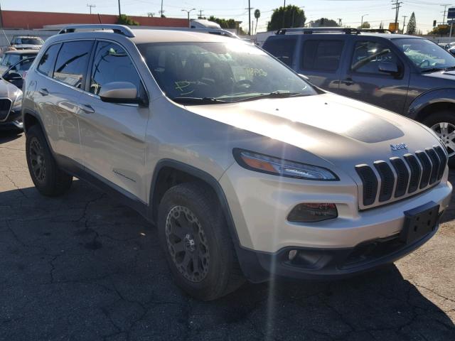 1C4PJLCB4FW694336 - 2015 JEEP CHEROKEE L TAN photo 1