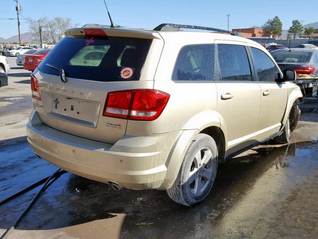 3D4PG1FG4BT522174 - 2011 DODGE JOURNEY MA GOLD photo 4