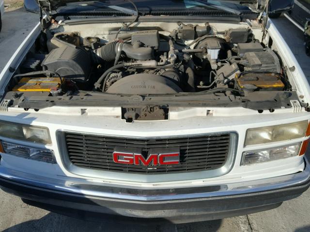 1GKEC13RXXJ716507 - 1999 GMC YUKON WHITE photo 7