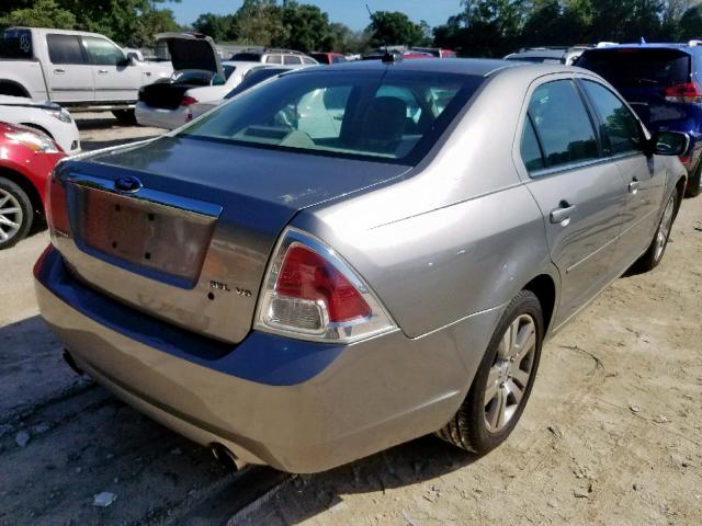 3FAHP08189R106100 - 2009 FORD FUSION SEL GRAY photo 4