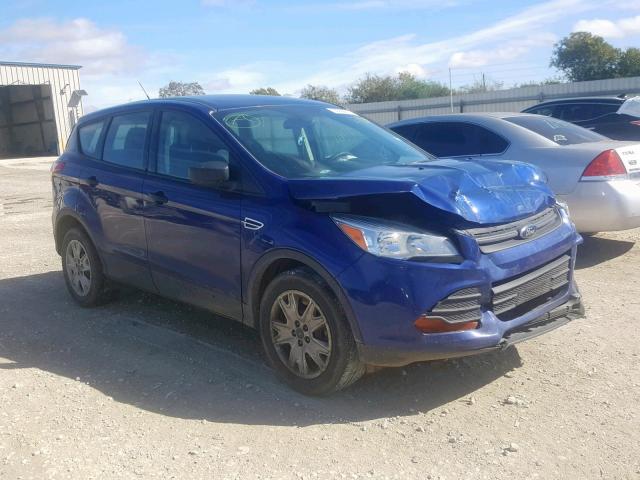 1FMCU0F70GUC78529 - 2016 FORD ESCAPE S BLUE photo 1