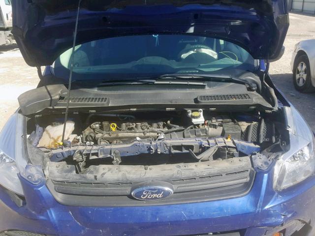 1FMCU0F70GUC78529 - 2016 FORD ESCAPE S BLUE photo 7