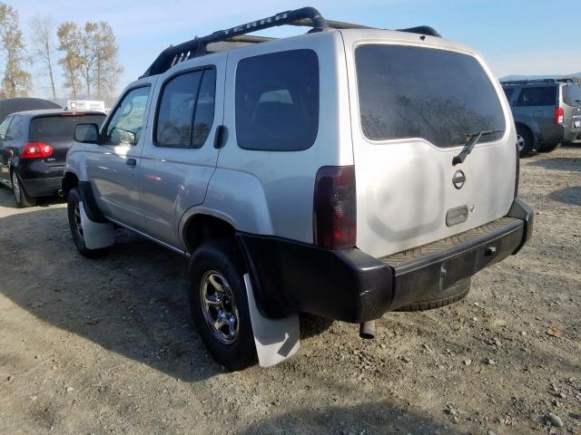 5N1ED28T14C670659 - 2004 NISSAN XTERRA XE SILVER photo 3