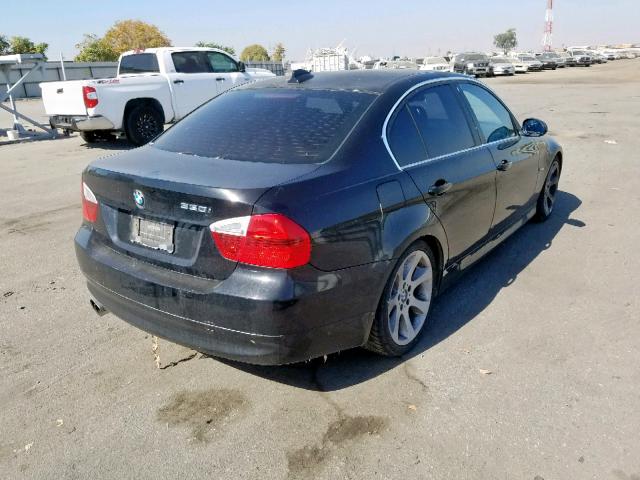 WBAVB33506PS17229 - 2006 BMW 330 I BLACK photo 4