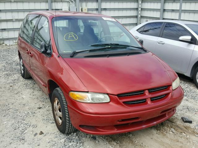 2B4FP25B8XR390547 - 1999 DODGE CARAVAN RED photo 1