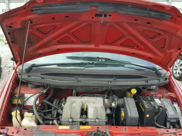 2B4FP25B8XR390547 - 1999 DODGE CARAVAN RED photo 7