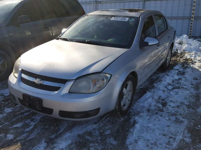 1G1AF5F50A7228181 - 2010 CHEVROLET COBALT 2LT SILVER photo 2