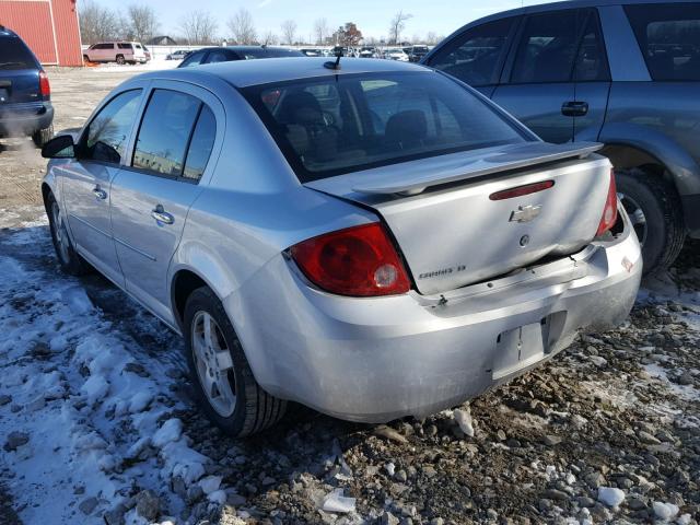 1G1AF5F50A7228181 - 2010 CHEVROLET COBALT 2LT SILVER photo 3