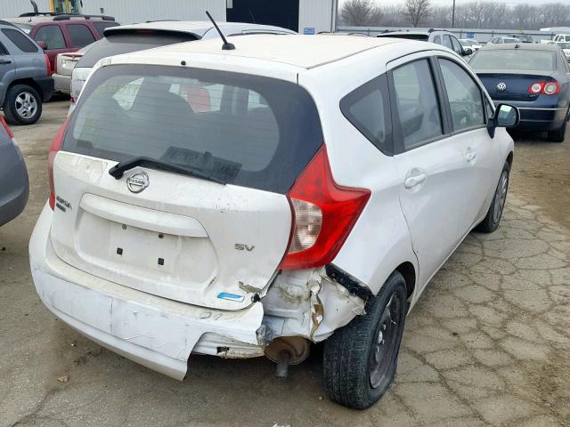 3N1CE2CP5EL426878 - 2014 NISSAN VERSA NOTE WHITE photo 4