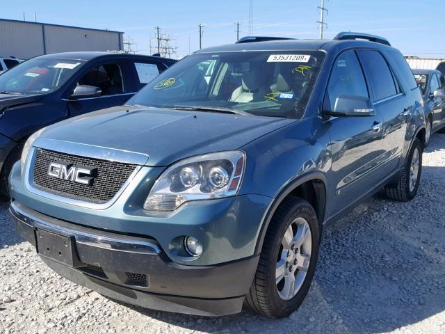 1GKER23D19J149342 - 2009 GMC ACADIA SLT GREEN photo 2