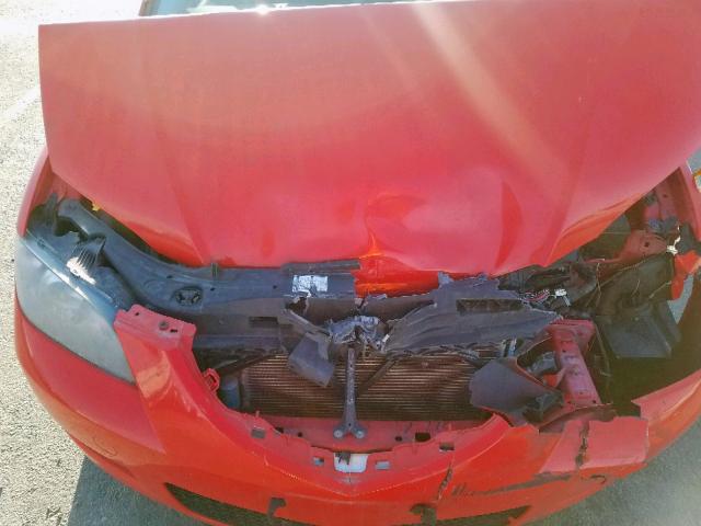 JM1BK32F181873560 - 2008 MAZDA 3 I RED photo 7