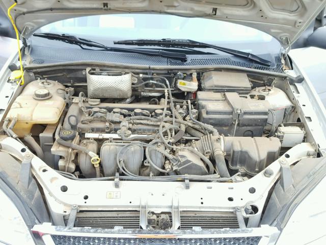 1FAHP34N07W184858 - 2007 FORD FOCUS ZX4 SILVER photo 7