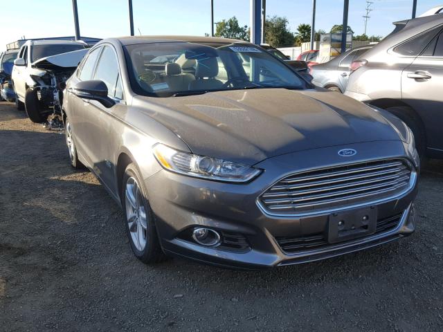 3FA6P0SU7FR173888 - 2015 FORD FUSION TIT GRAY photo 1