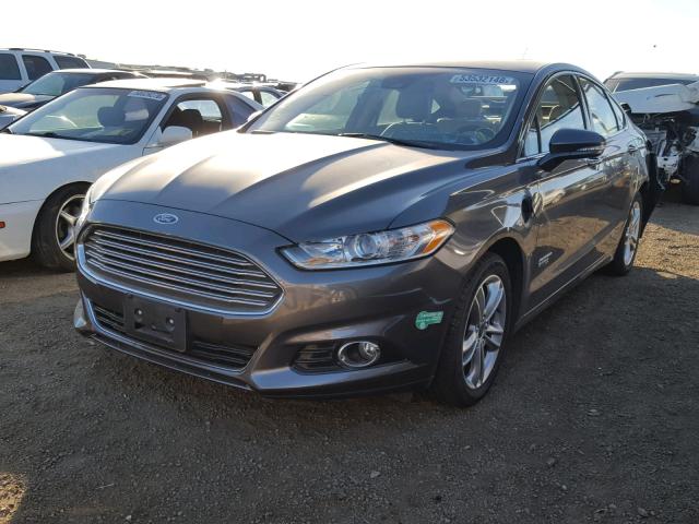 3FA6P0SU7FR173888 - 2015 FORD FUSION TIT GRAY photo 2