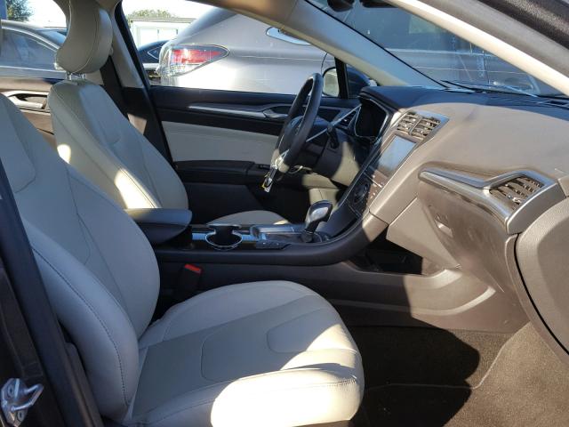 3FA6P0SU7FR173888 - 2015 FORD FUSION TIT GRAY photo 5