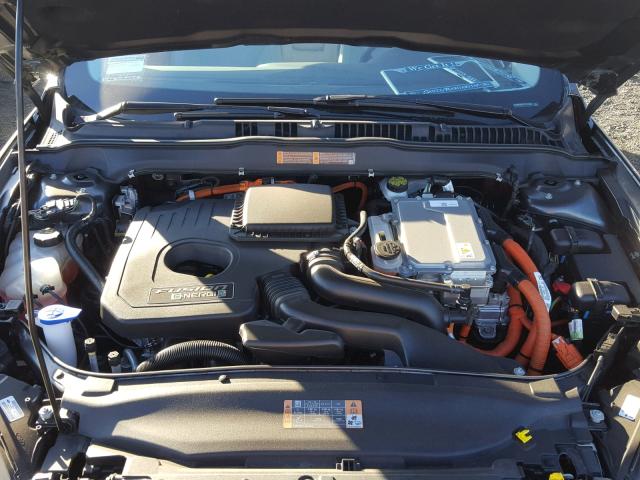 3FA6P0SU7FR173888 - 2015 FORD FUSION TIT GRAY photo 7