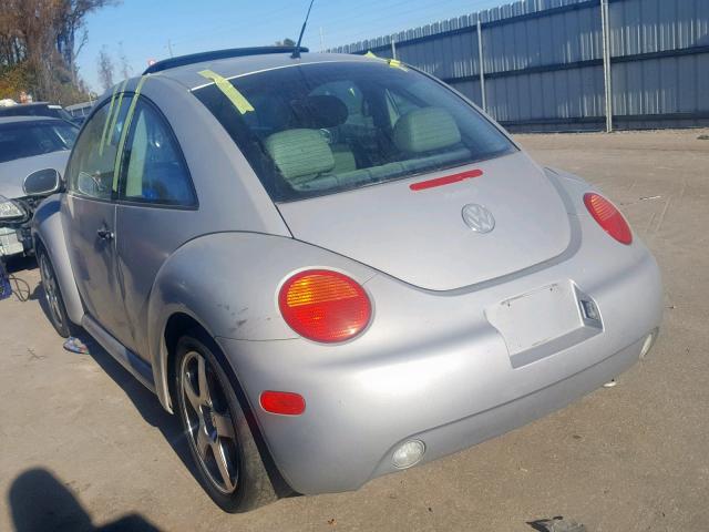 3VWCK21C23M438545 - 2003 VOLKSWAGEN NEW BEETLE Silber Foto 3