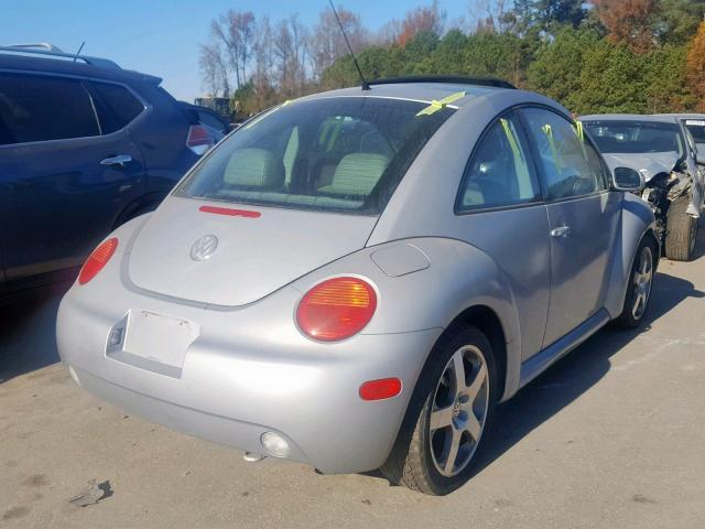 3VWCK21C23M438545 - 2003 VOLKSWAGEN NEW BEETLE Silber Foto 4