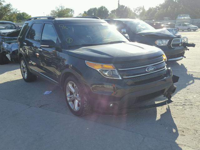 1FM5K7F83EGB58798 - 2014 FORD EXPLORER L BLACK photo 1