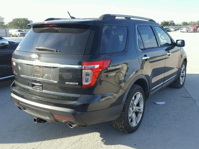 1FM5K7F83EGB58798 - 2014 FORD EXPLORER L BLACK photo 4