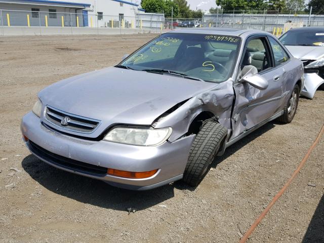 19UYA1248VL016296 - 1997 ACURA 2.2CL GRAY photo 2