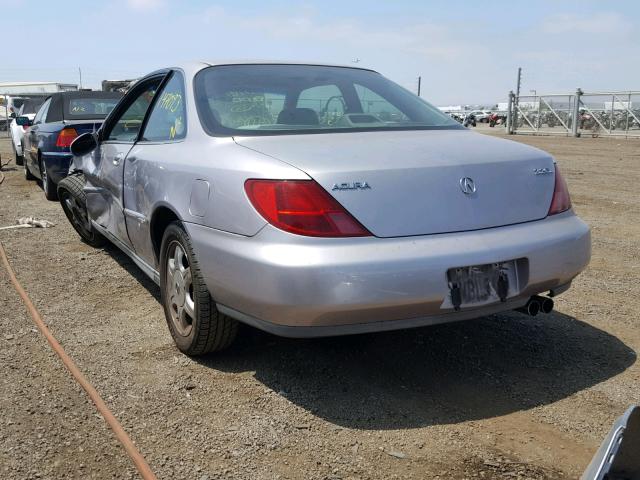 19UYA1248VL016296 - 1997 ACURA 2.2CL GRAY photo 3