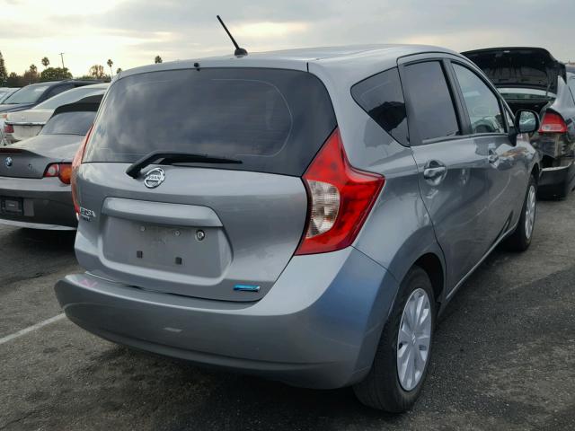 3N1CE2CP8EL427104 - 2014 NISSAN VERSA NOTE GRAY photo 4