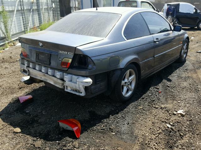 WBABM5348YJN92310 - 2000 BMW 328 CI GRAY photo 4