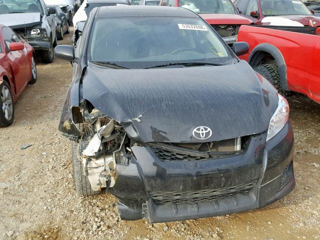 2T1KE40E89C015619 - 2009 TOYOTA COROLLA MA BLACK photo 9