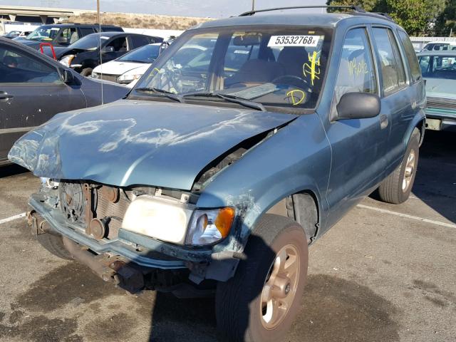 KNDJB7238Y5671719 - 2000 KIA SPORTAGE GREEN photo 2