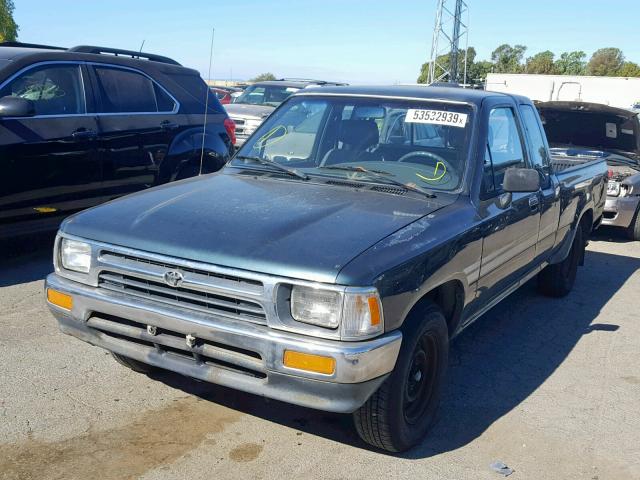 JT4RN93P9R5096541 - 1994 TOYOTA PICKUP 1/2 GREEN photo 2