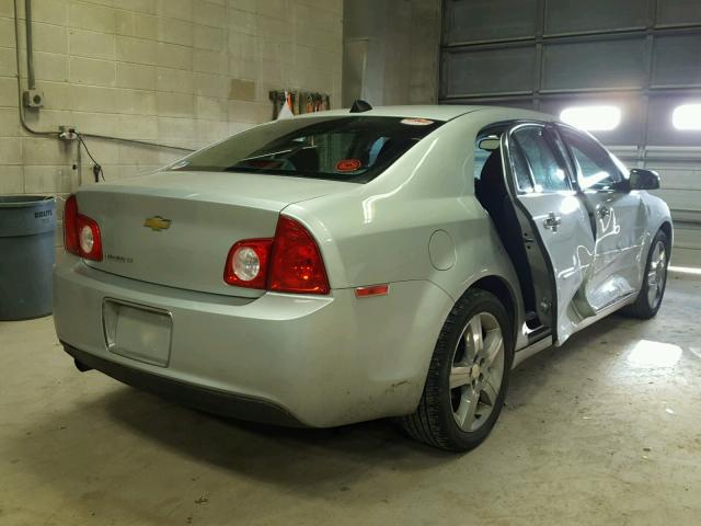 1G1ZC5E0XCF330131 - 2012 CHEVROLET MALIBU 1LT 银色 照片 4