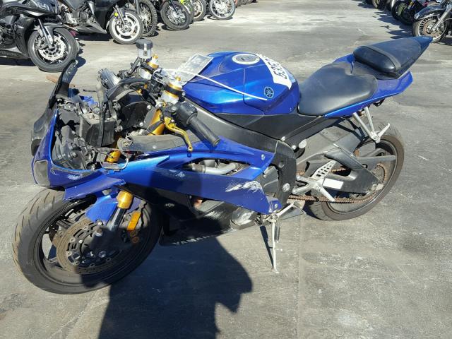 JYARJ16YX9A002395 - 2009 YAMAHA YZFR6 C BLUE photo 2