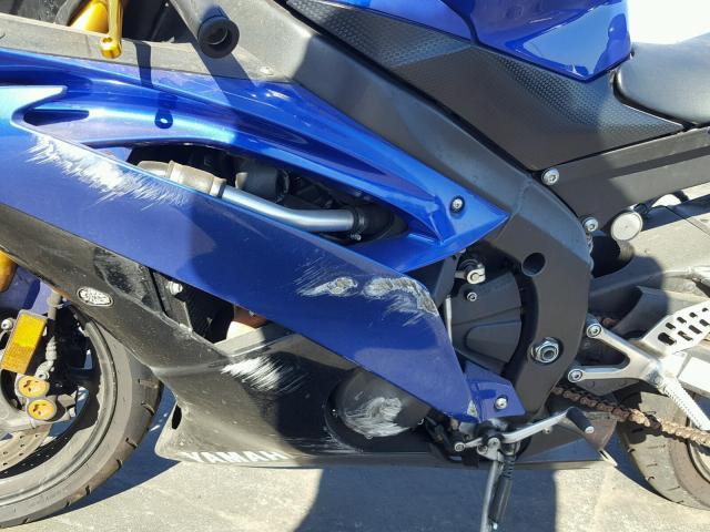 JYARJ16YX9A002395 - 2009 YAMAHA YZFR6 C BLUE photo 9