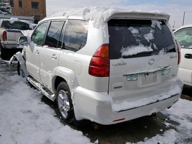 JTJBT20X840031346 - 2004 LEXUS GX 470 WHITE photo 3