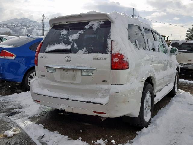 JTJBT20X840031346 - 2004 LEXUS GX 470 WHITE photo 4