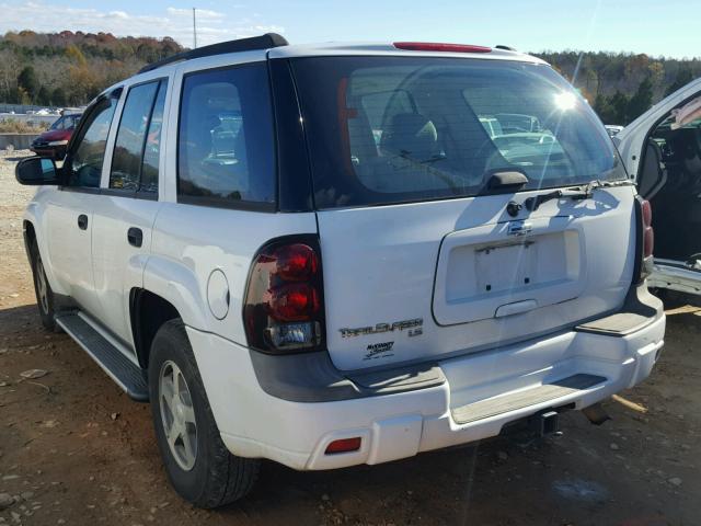 1GNDS13S362292536 - 2006 CHEVROLET TRAILBLAZE WHITE photo 3