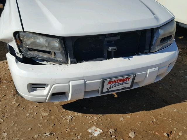 1GNDS13S362292536 - 2006 CHEVROLET TRAILBLAZE WHITE photo 9