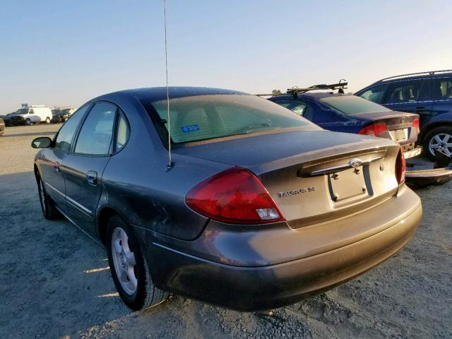 1FAHP53UX2G185927 - 2002 FORD TAURUS SE GRAY photo 3