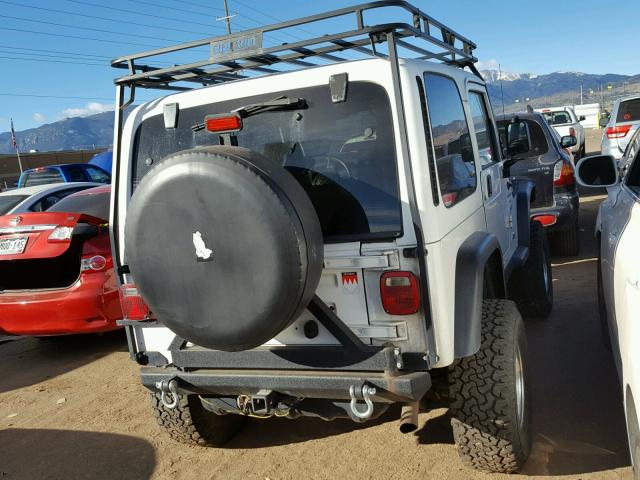 1J4FY19S5WP781038 - 1998 JEEP WRANGLER / WHITE photo 4