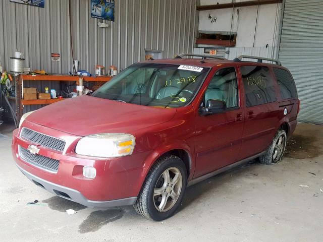 1GNDX33L55D193337 - 2005 CHEVROLET UPLANDER L 勃艮第红 照片 2