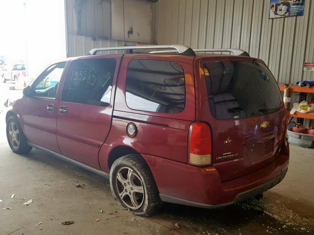 1GNDX33L55D193337 - 2005 CHEVROLET UPLANDER L 勃艮第红 照片 3