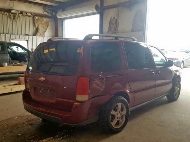 1GNDX33L55D193337 - 2005 CHEVROLET UPLANDER L 勃艮第红 照片 4