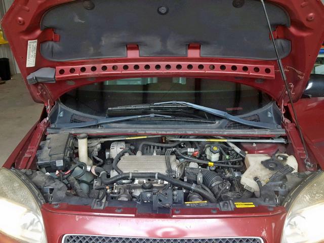 1GNDX33L55D193337 - 2005 CHEVROLET UPLANDER L 勃艮第红 照片 7