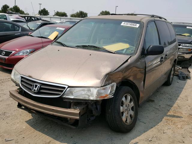 5FNRL18523B020261 - 2003 HONDA ODYSSEY LX GOLD photo 2